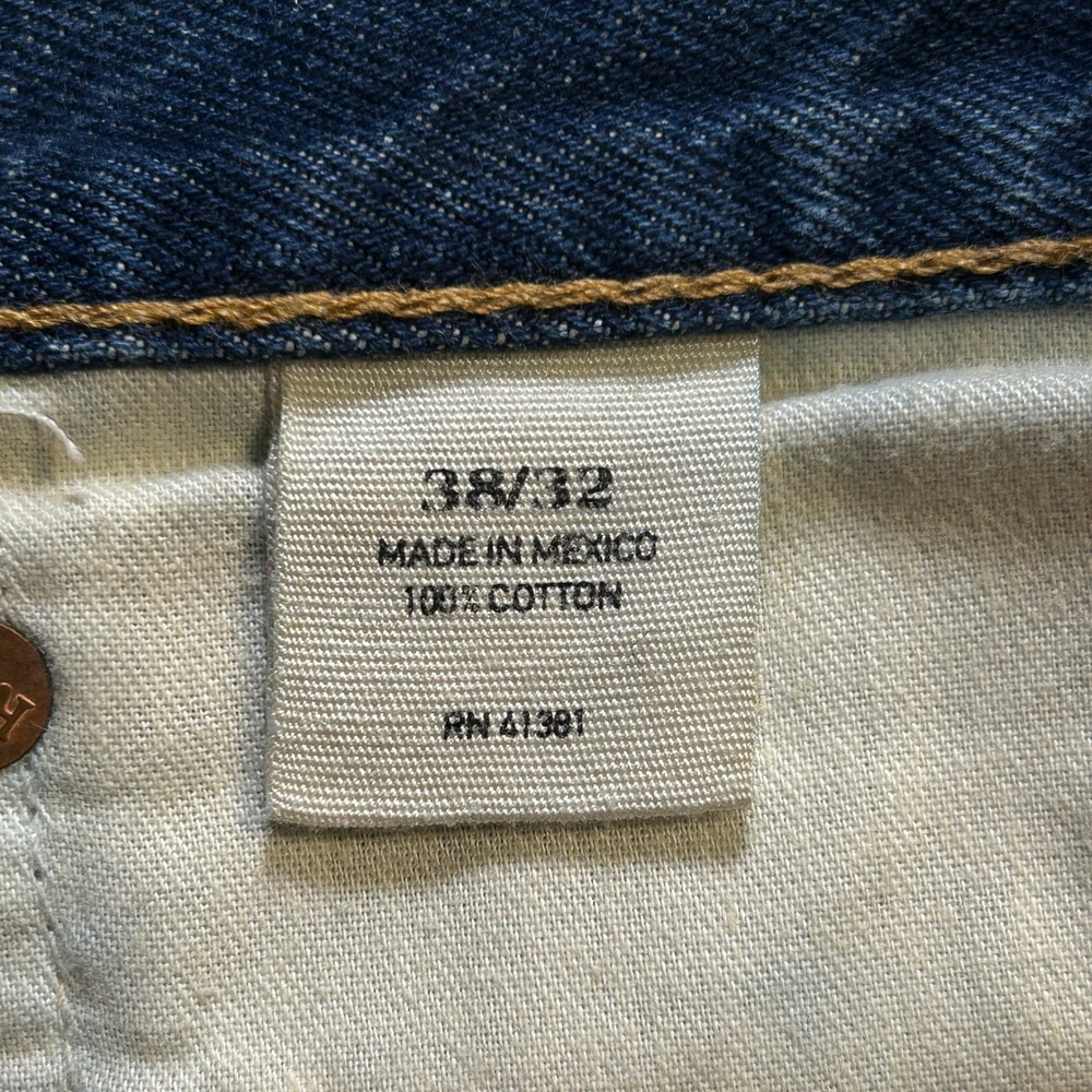 Classic Fit 867 Polo Ralph Lauren Faded Denim Jeans Blue 38x32 - Picture 6 of 11